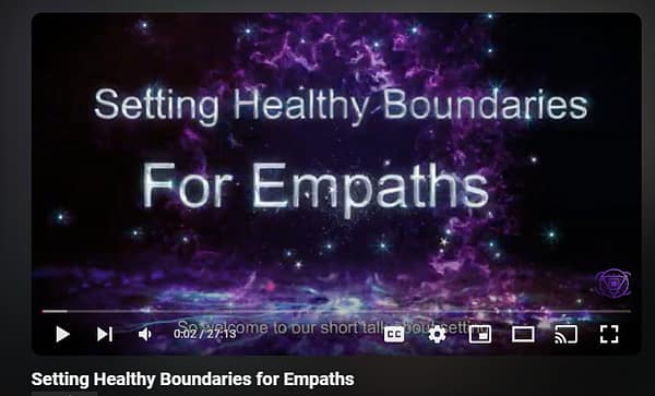 setting healthy boundaries for empaths
