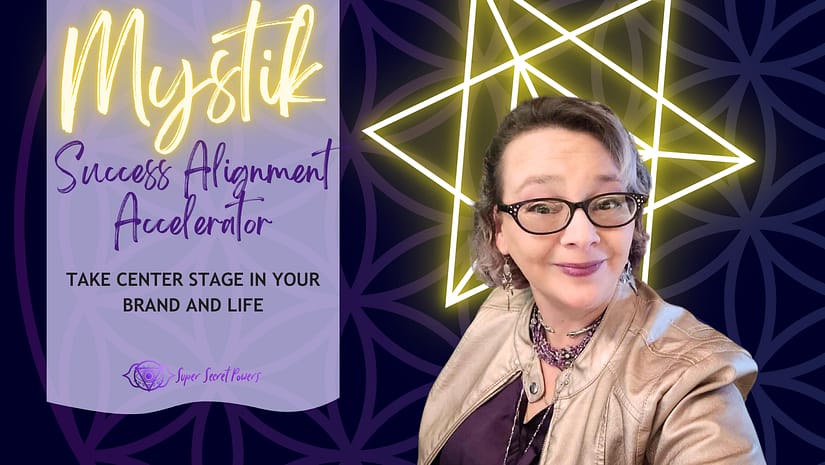 The Mystik Success Alignment Accelerator 1-1 packages where we This package is about learning to approach your business from a place of deep centeredness and presence. That inward place where your business is your soul song expressed in the 3D World.