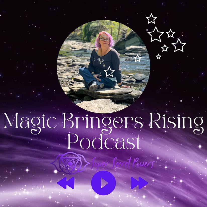 Magick bringers rising podcast, a weekly cosmic energy report that goes beyond the horoscope and zodiac to help you stay centered and grounded and moving toward your manifestations